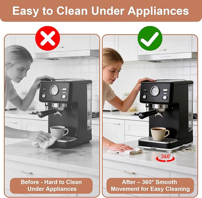 Adjustable Pull-Out Kitchen Appliance Sliding Tray