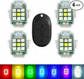Wireless RGB LED Strobe Warning Light Set