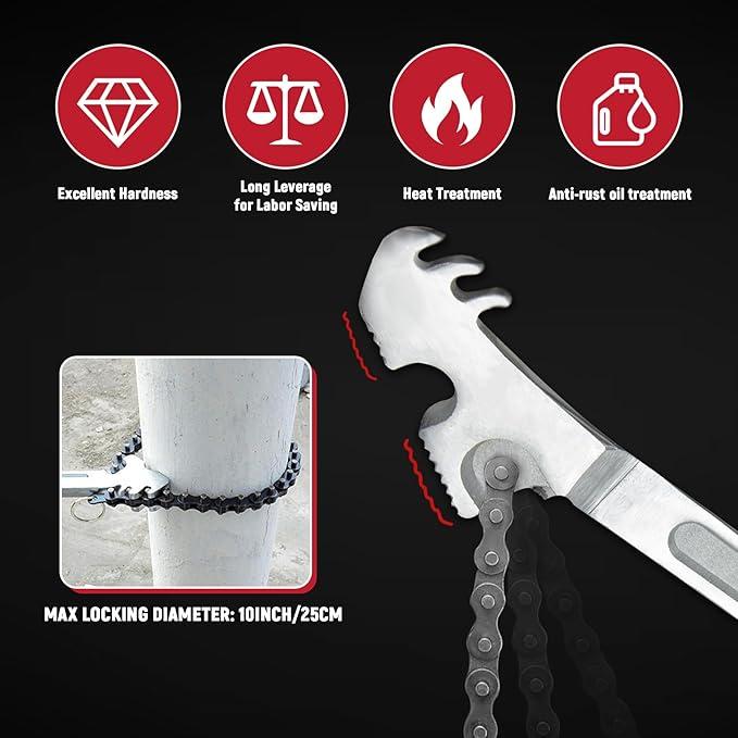 24-Inch Heavy-Duty Chain Pipe Wrench