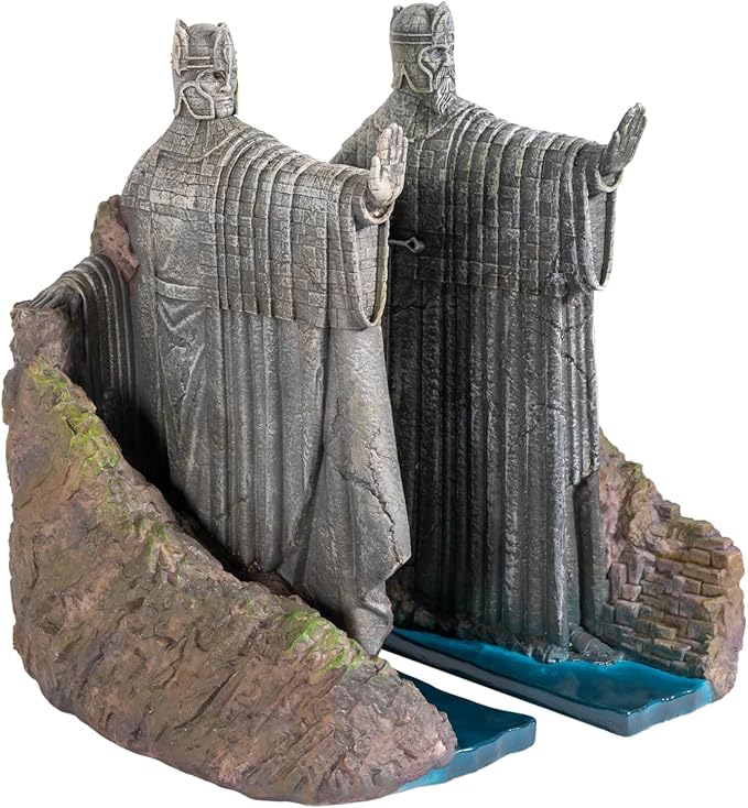 Fantasy Guardian Bookends – Artistic Resin Book Holders for Shelves, Desks & Home Libraries