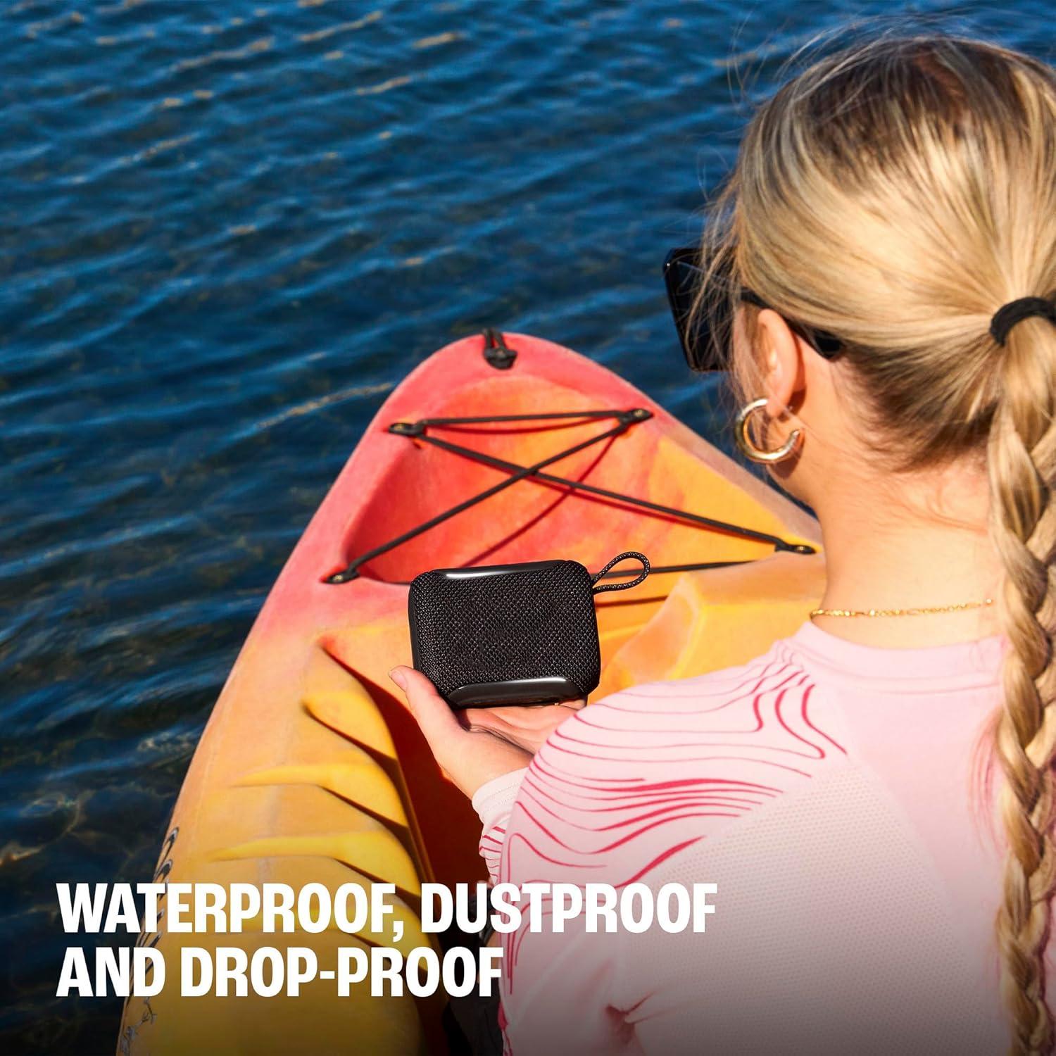 Ultra-Portable Waterproof & Drop-Resistant Bluetooth Speaker