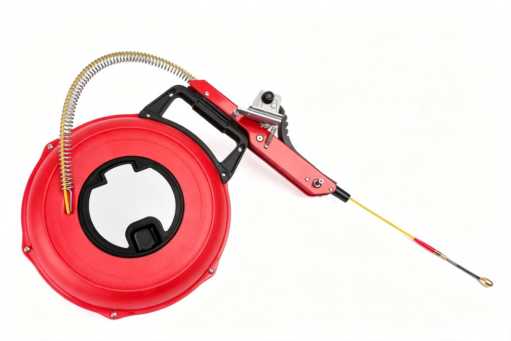 Compact Rod Reel & Conduit Rodder Guide System – Cable Pulling Tool