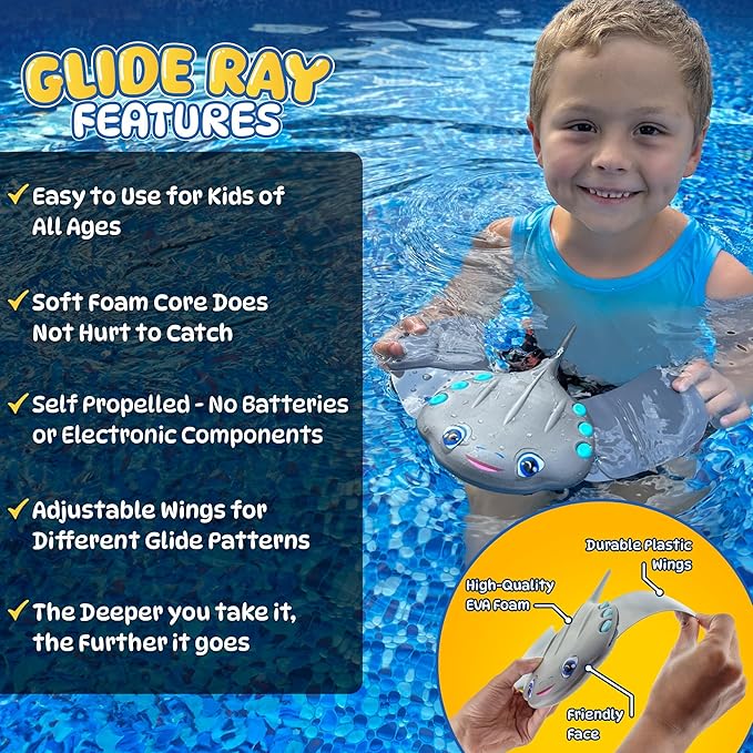 Self-Propelled Manta Ray Water Toy