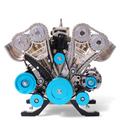 Metal V8 Engine DIY Assembly Model Kit