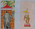 EY131 Circus Elephant Eyeglass Case
