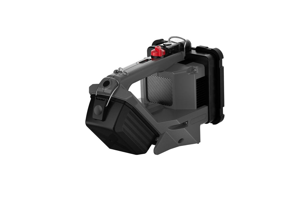 Heavy-Duty Tactical Searchlight with Laser & LED Hybrid Matrix – Long-Range Waterproof Rechargeable Spotlight
