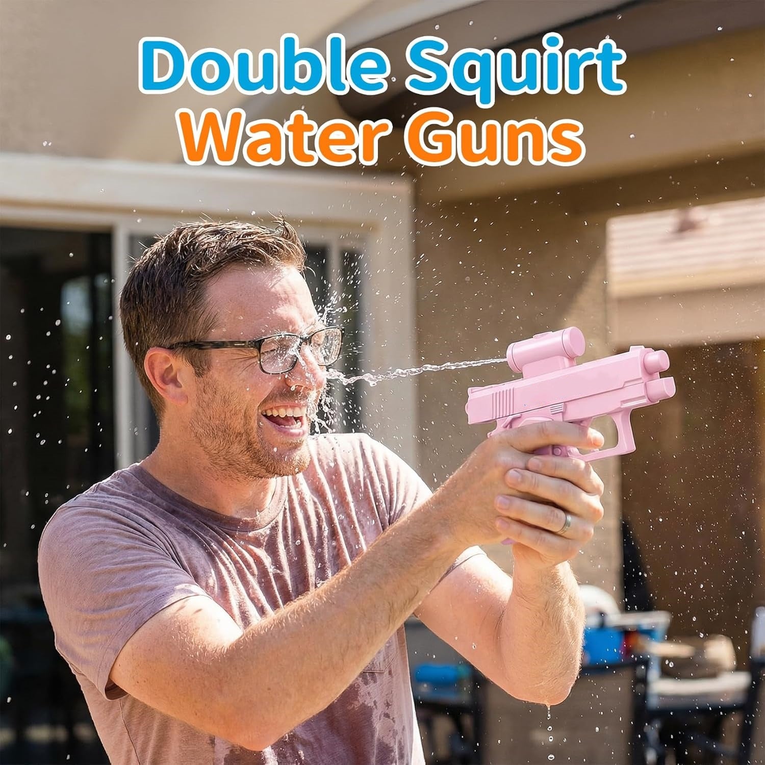 Prank Two-Way Reversible Water Gun – Inverted Spray Squirt Toy for Summer Parties