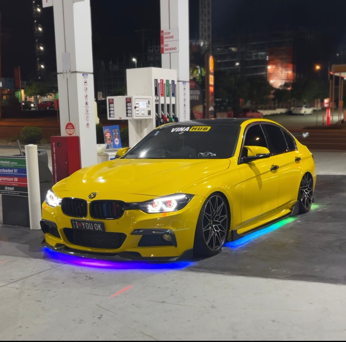 LED Underglow Kit for Cars – App Control Dynamic Chase-Mode Underbody Neon Lights Strip
