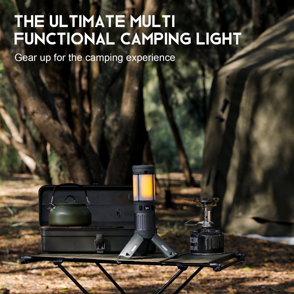 Telescopic LED Camping Light – Portable Waterproof Outdoor Lantern with Tripod Stand