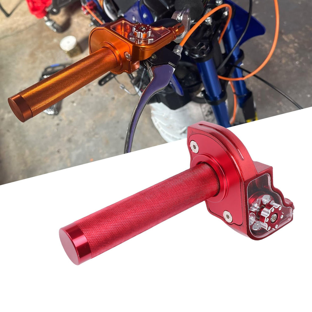 CNC Aluminum Motorcycle Twist Throttle Grips – Universal Alloy Handlebar Speed Control for Motorbike and E-Bike