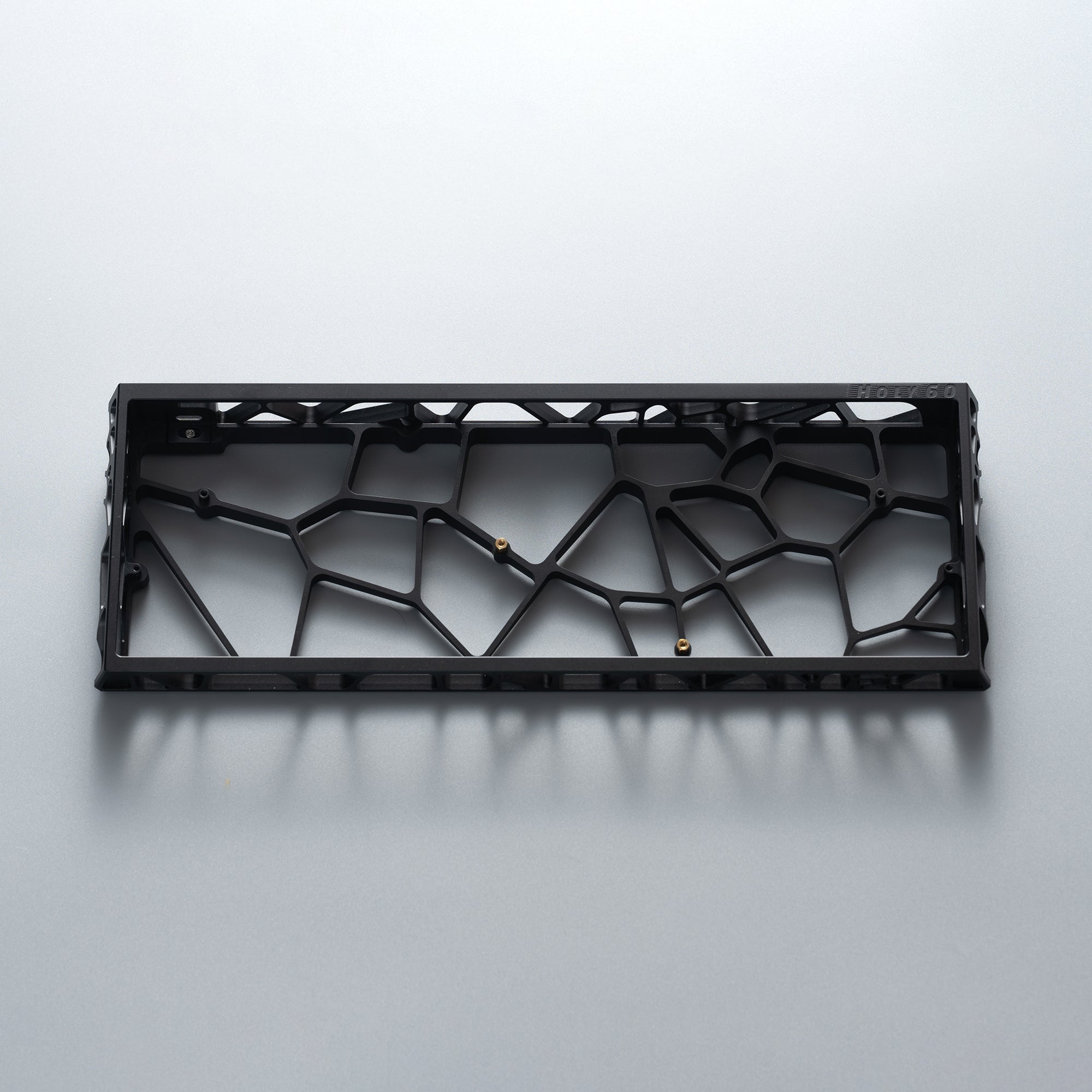 Aluminum 60% Mechanical Keyboard Case – Hollow Cutout Metal Shell for Wooting 60HE and GH60