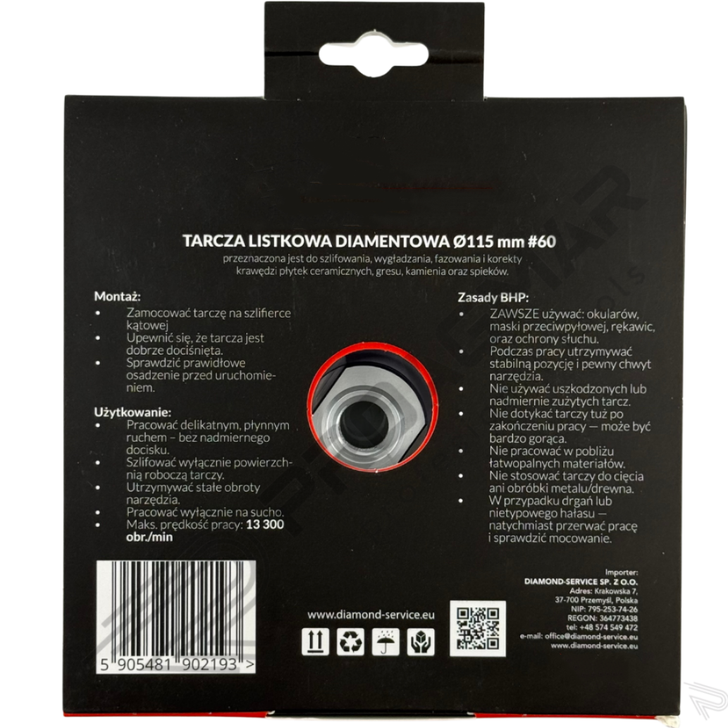 Diamond Flap Disc 115mm – Heavy-Duty Grinding Wheel for Porcelain Tile, Marble, and Stone