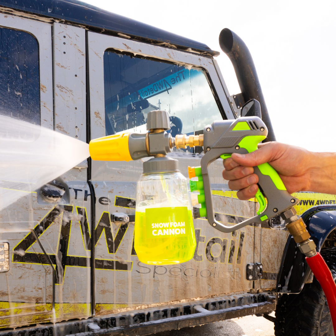 Stubby Pressure Washer Gun – Short Car Wash Spray Gun with Quick Connect Fittings