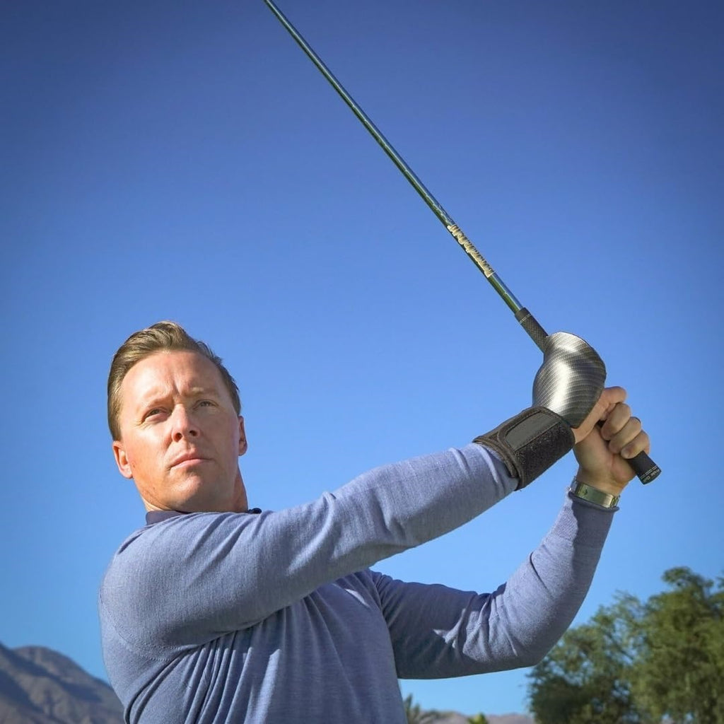 Golf Wrist Swing Training Aid – Mechanical Compression Wrist Bracket for Ball Striking Accuracy