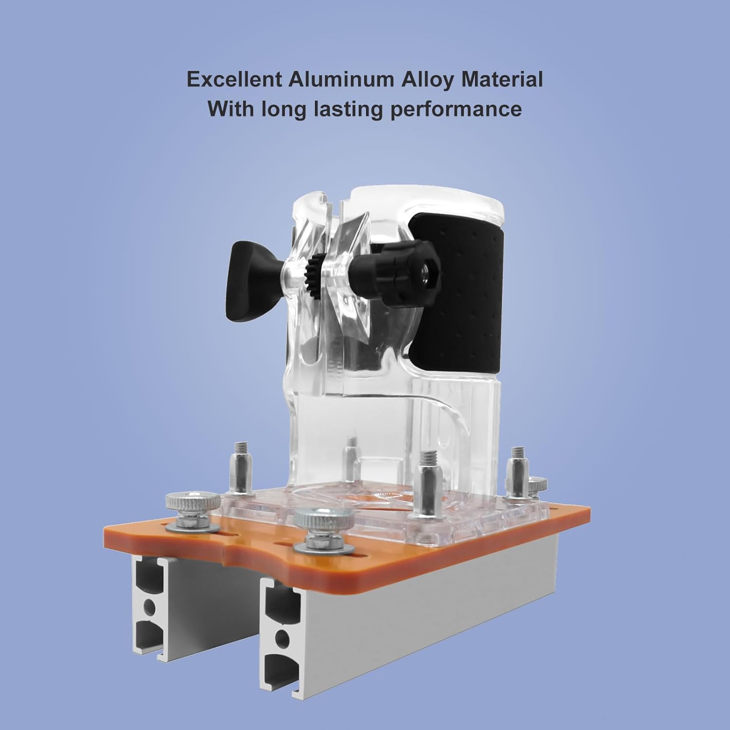 Universal Trim Router Base – Precision Slotting Jig and Guide Rail for Woodworking Laminate