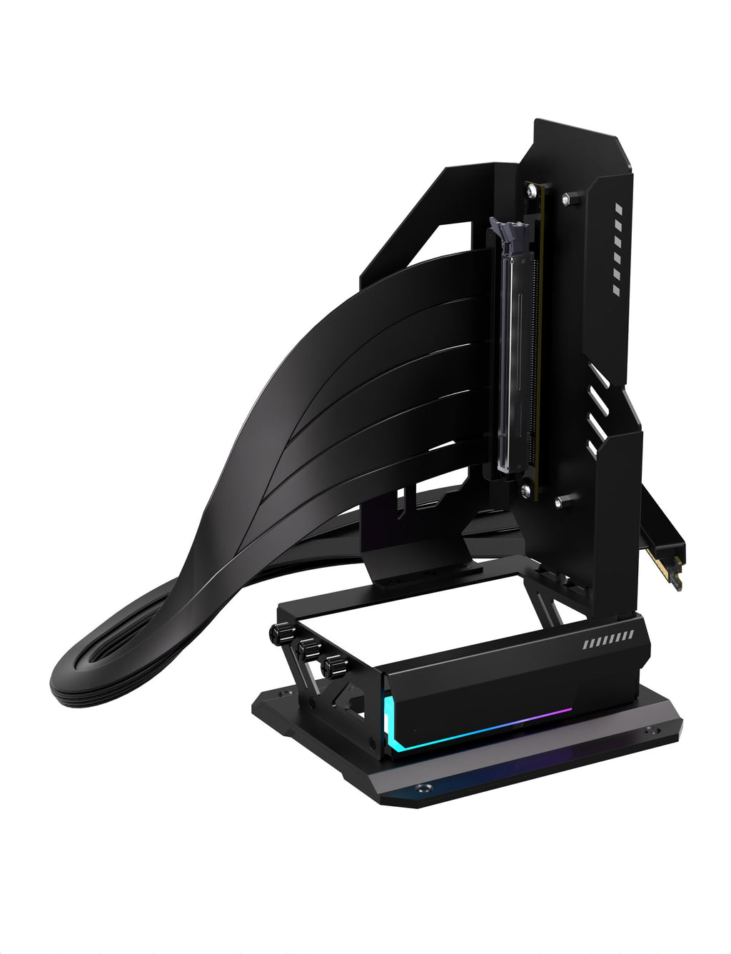 Universal Upright GPU Mount Kit – Adjustable Vertical Graphics Card Holder for PC Case