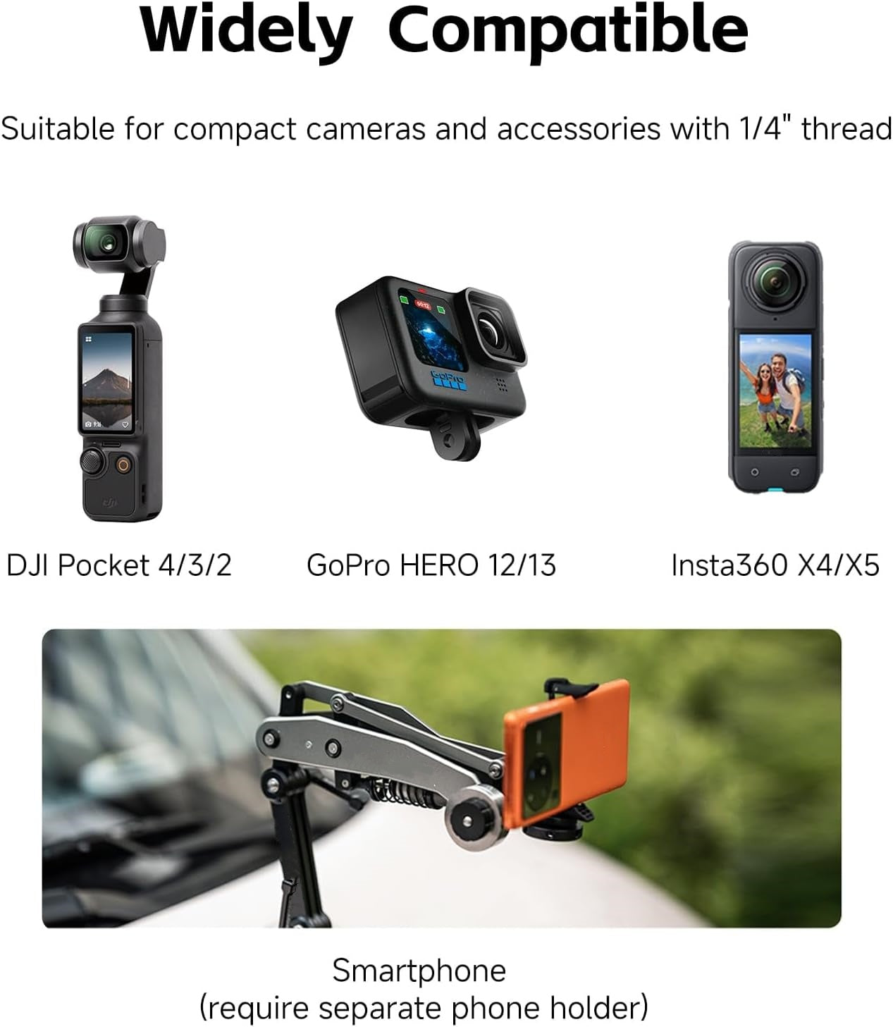 Solar-Powered Suction Camera Mount – Self-Charging Wireless Stabilization System for Cameras