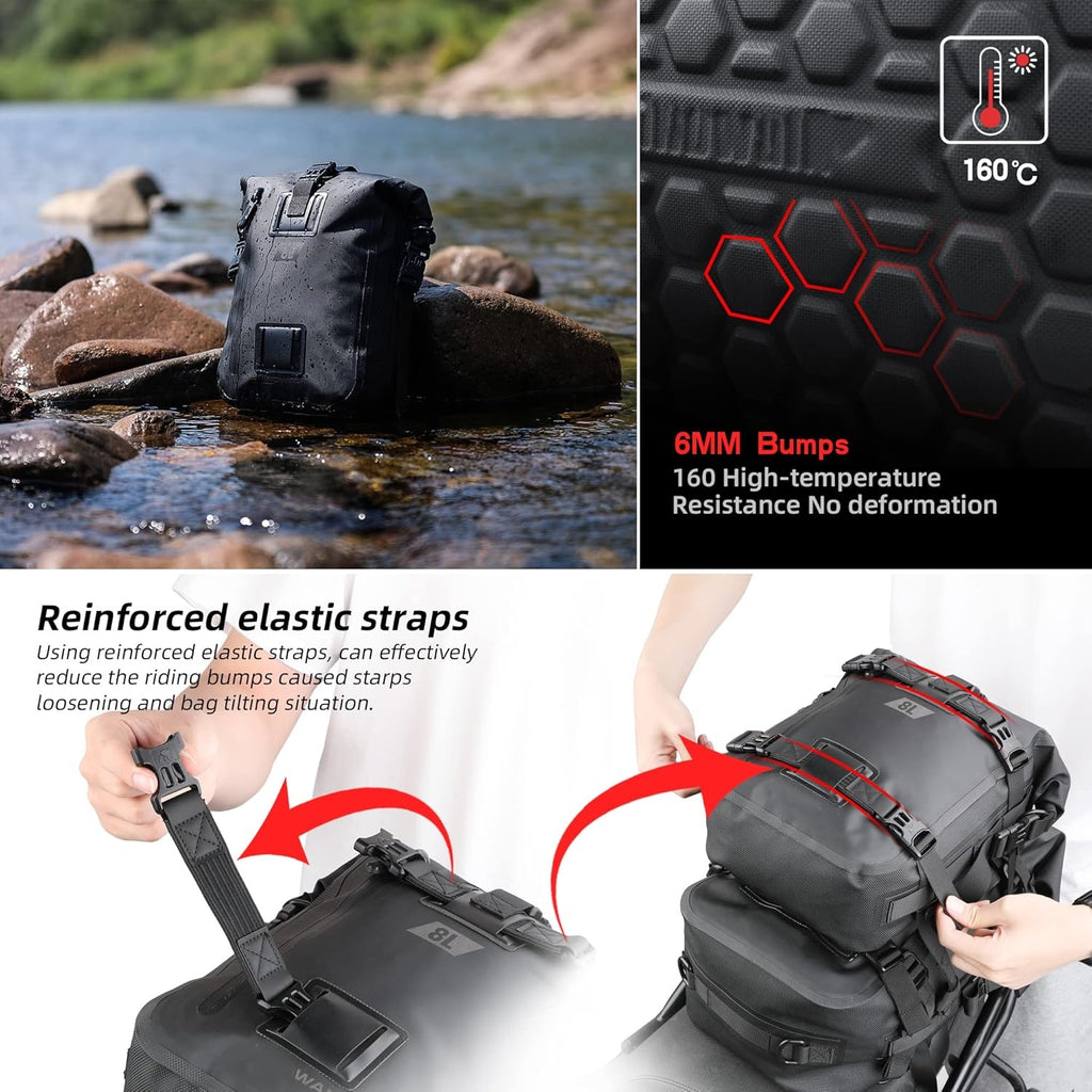 Waterproof Motorcycle Saddle Pannier Bag