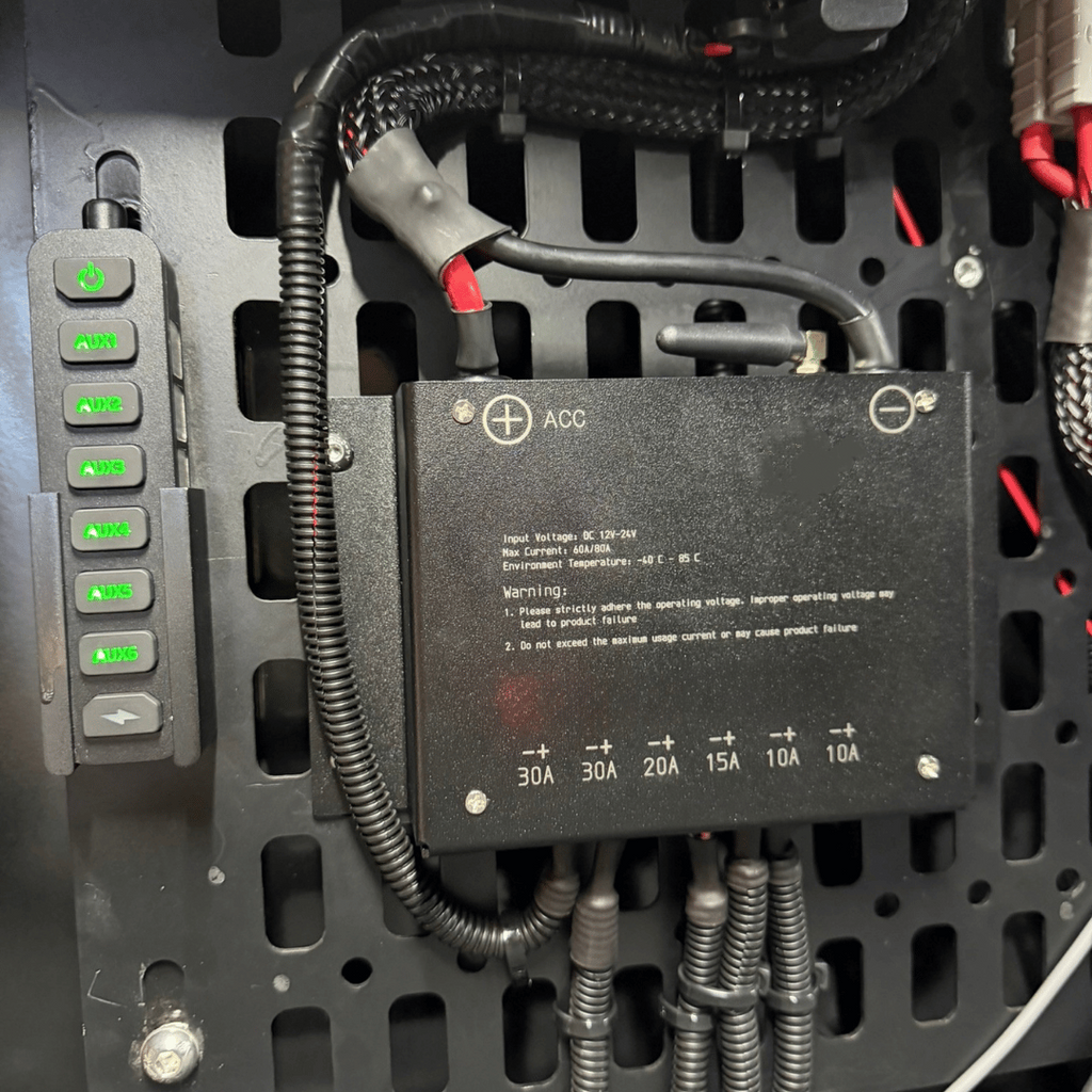 Universal 12V System Switch Controller – Auxiliary Accessory Control Panel