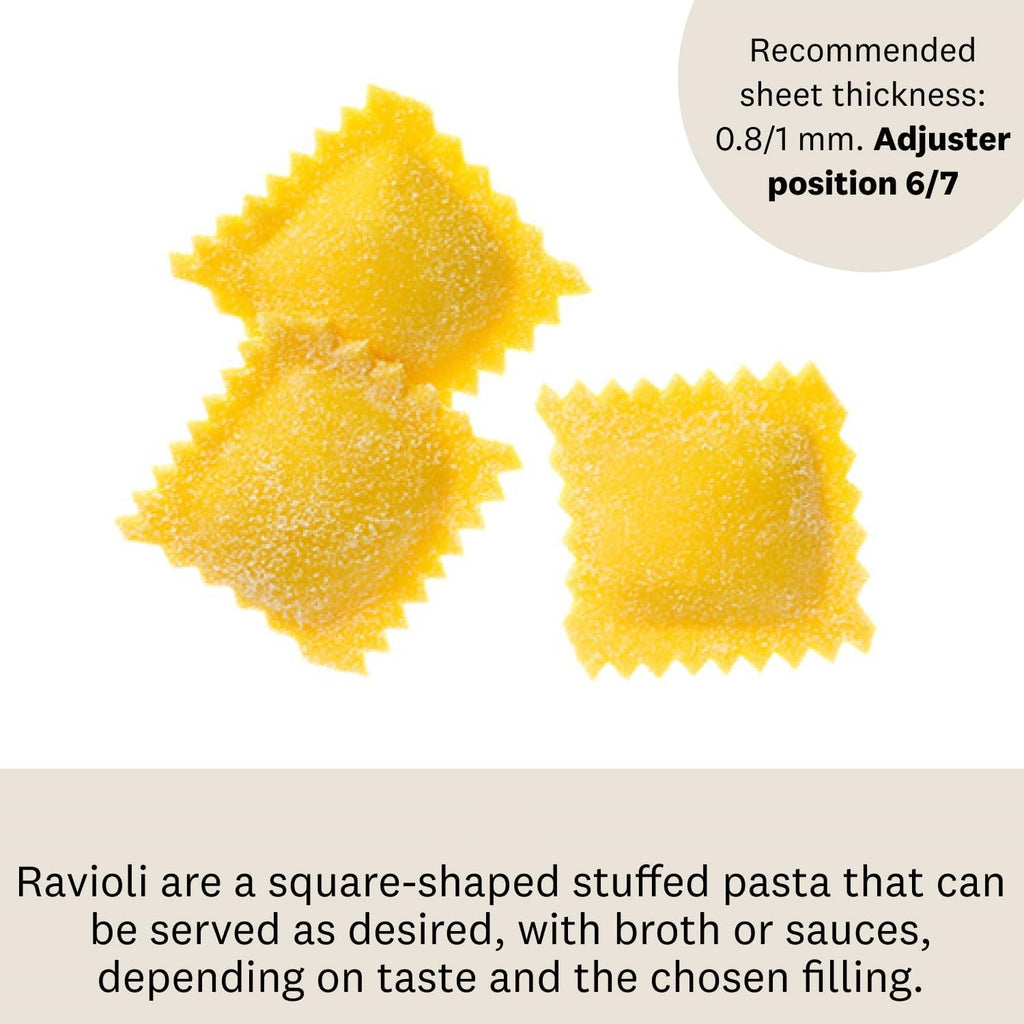 Manual Pasta Maker & Ravioli Accessory Set – 150mm Roller Noodle & Dumpling Machine