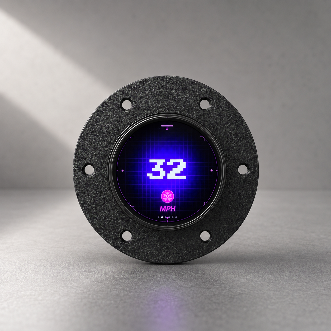 Smart Steering Wheel Center Display & Dashboard HUD – Interactive Vehicle Meter