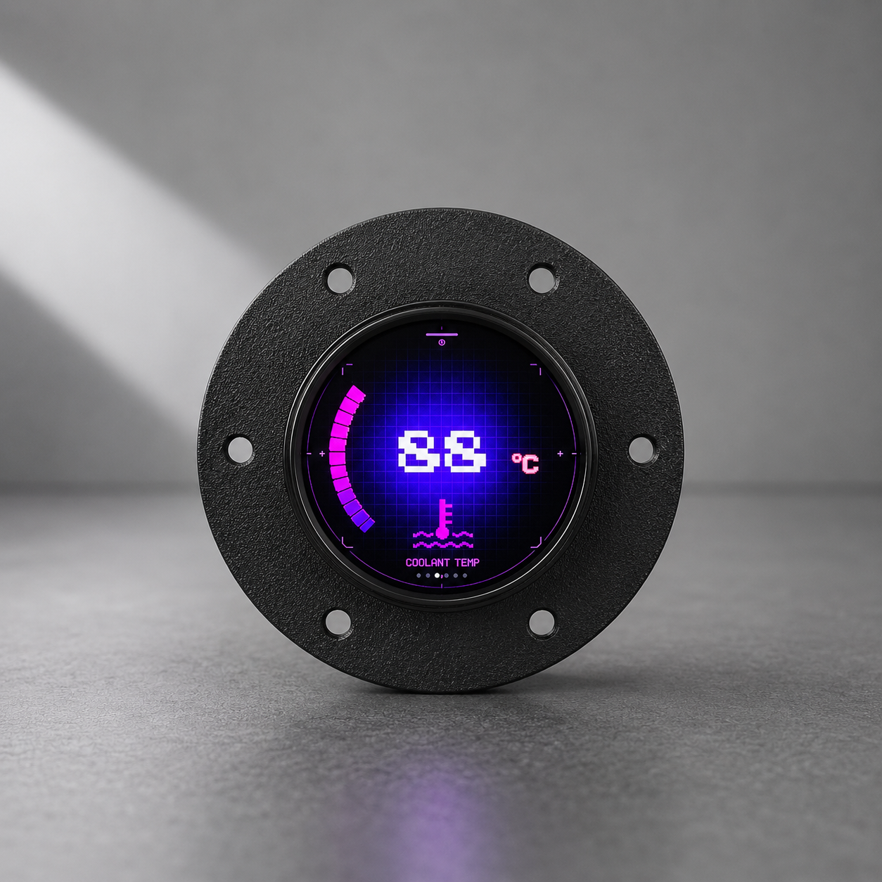 Smart Steering Wheel Center Display & Dashboard HUD – Interactive Vehicle Meter