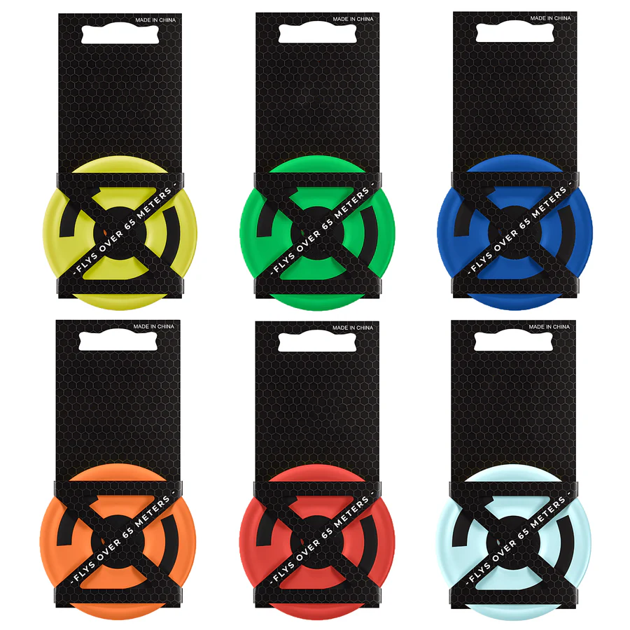 Mini Flying Disc 6 Pack Outdoor Fun and Skill Training Set