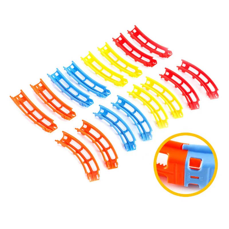 Learn & Play Tumble Train Toy with Lights and Sound Track Play Gift