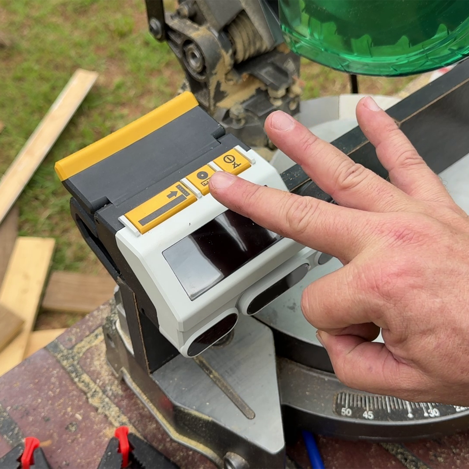 Precision Miter Saw Measuring Guide Tool for Faster and Safer Cuts