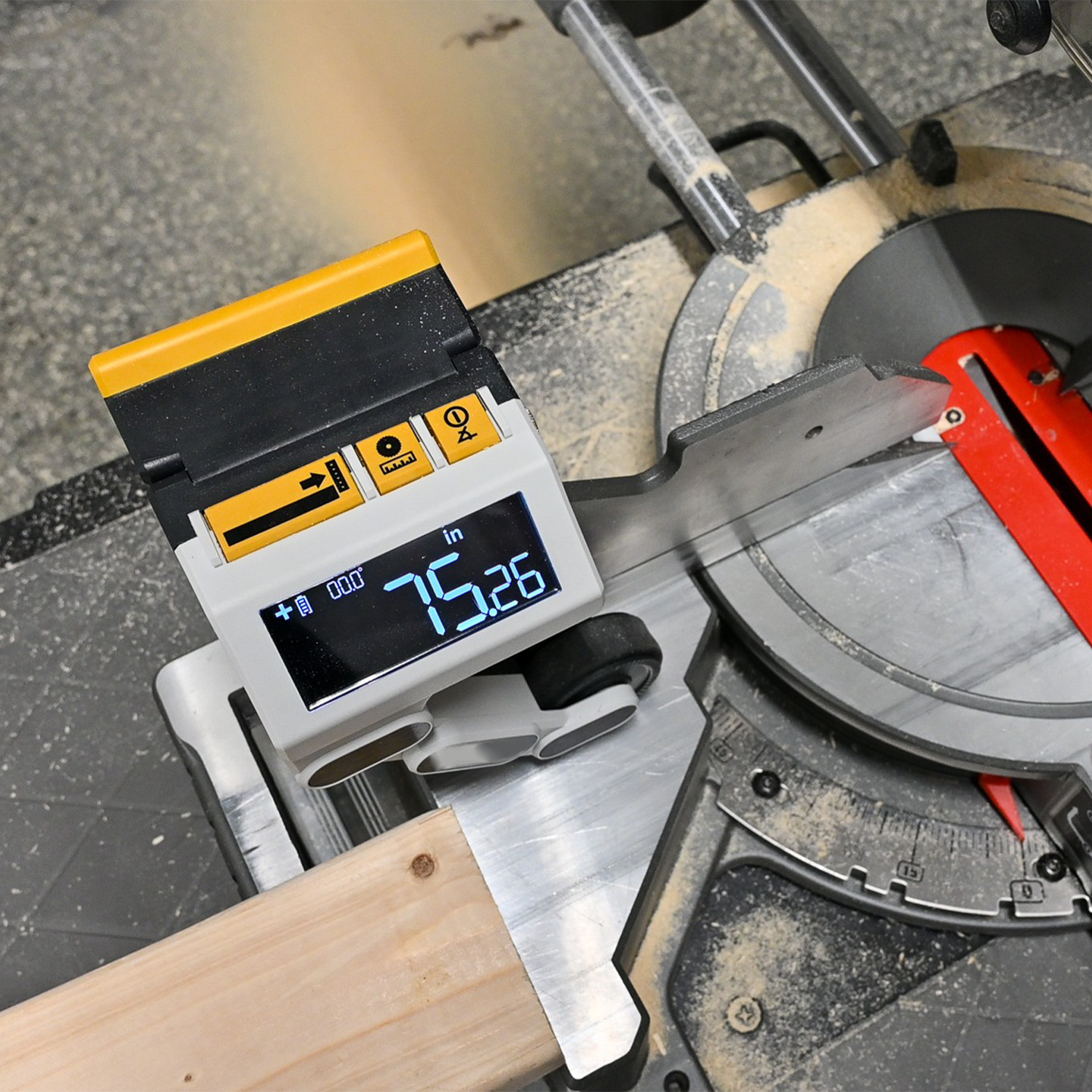 Precision Miter Saw Measuring Guide Tool for Faster and Safer Cuts