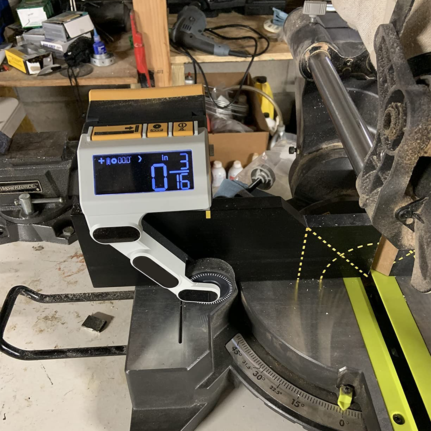 Precision Miter Saw Measuring Guide Tool for Faster and Safer Cuts