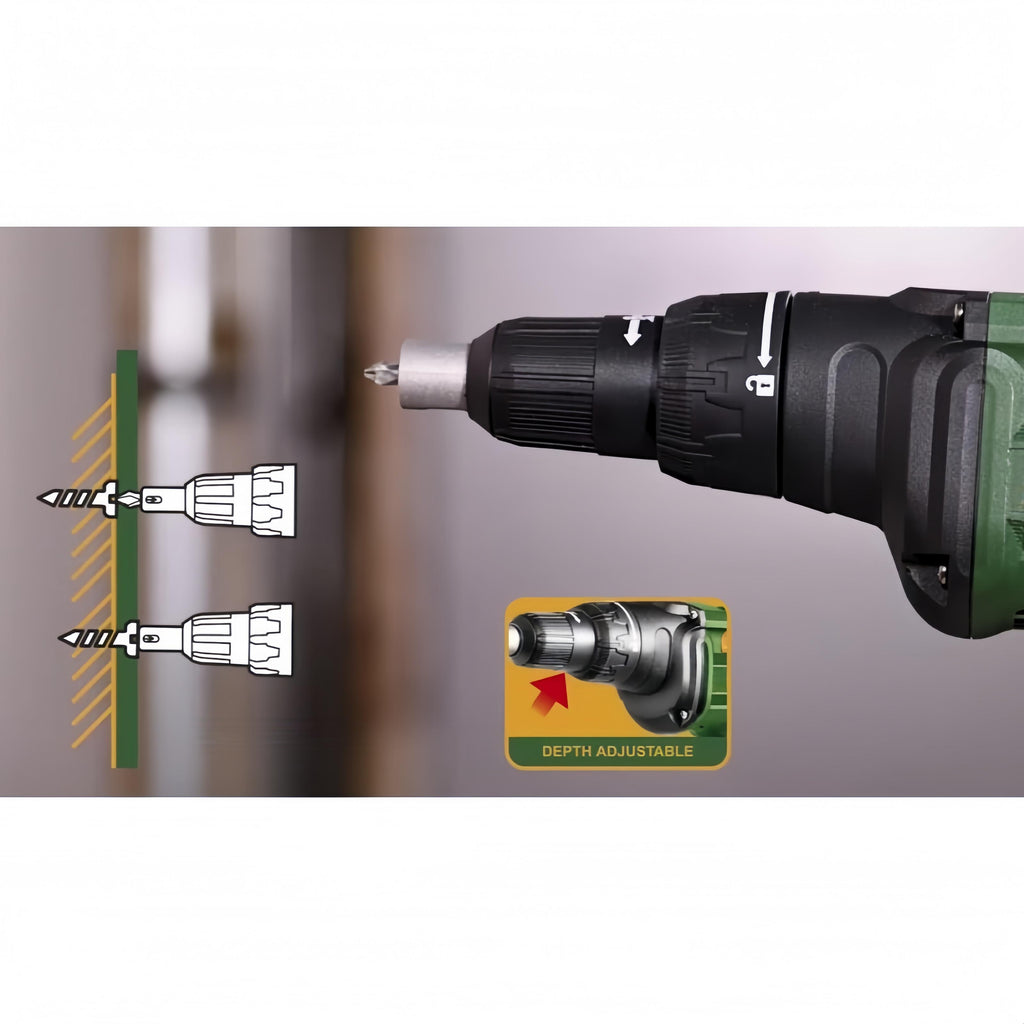 Cordless Screwdriver Set with Automatic Feeding System