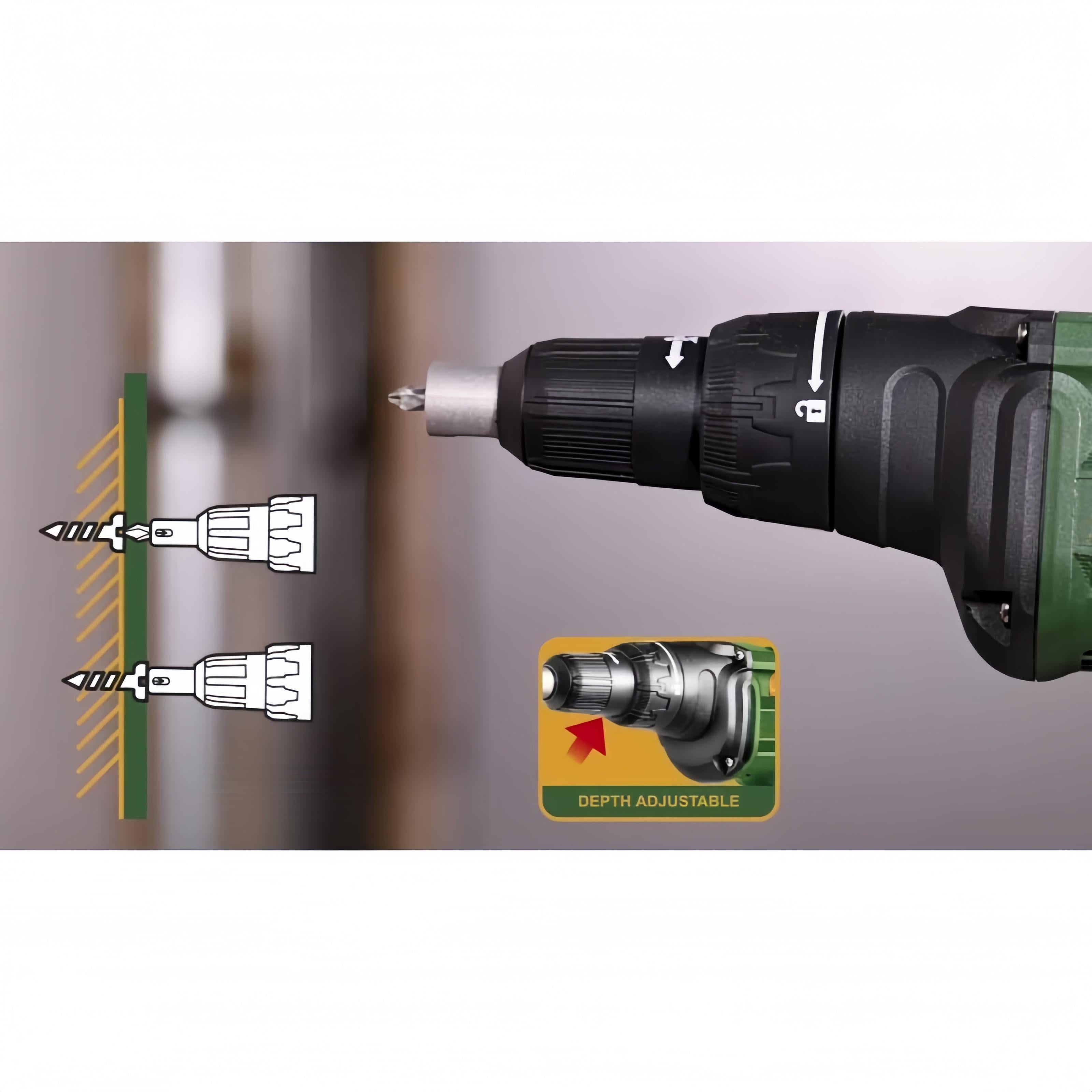 Cordless Screwdriver Set with Automatic Feeding System