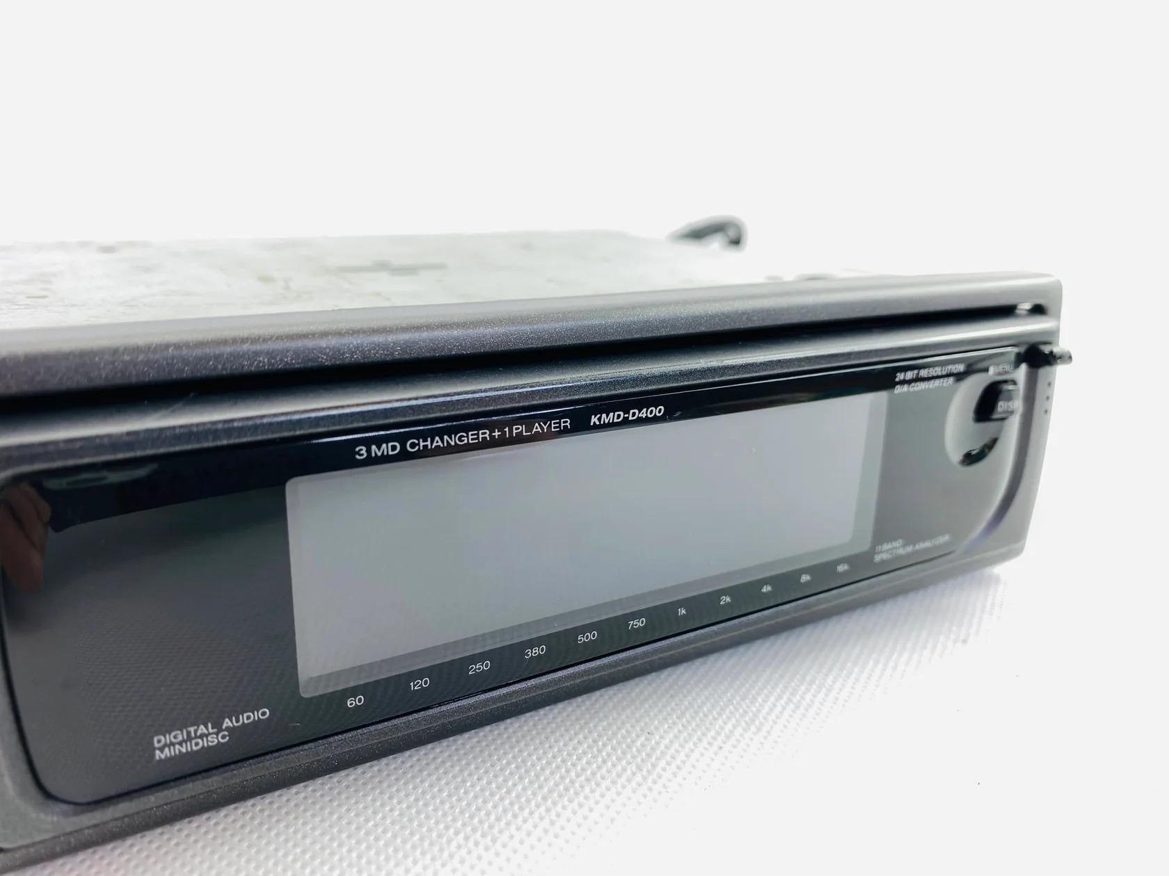 Vintage Mini Disc Changer with Spectrum Display