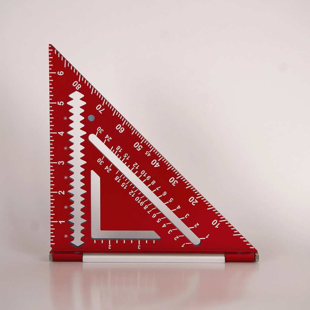 Adjustable Roof Framing Square & Rafter Layout Tool Set